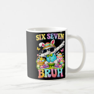 Six seven 67 meme easter day egg 6 7 teens boys coffee mug