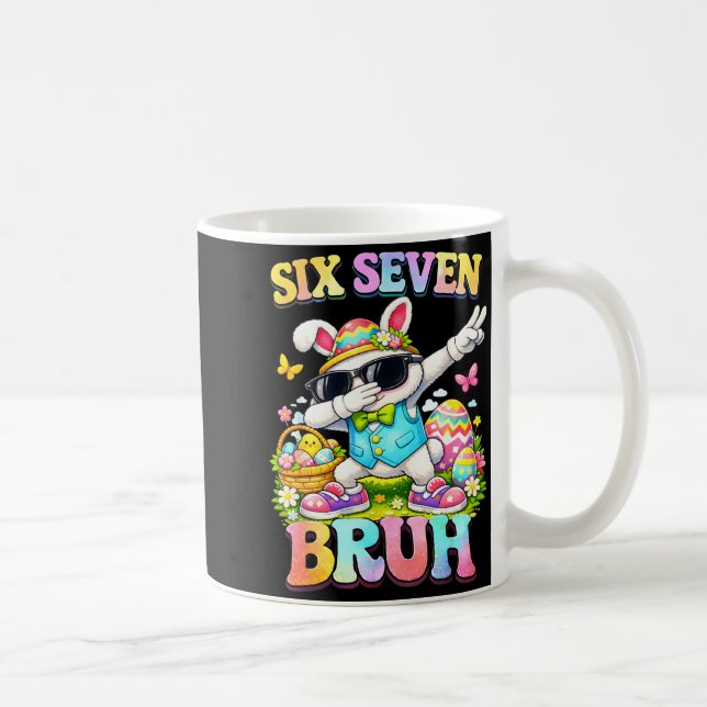 Six seven 67 meme easter day egg 6 7 teens boys coffee mug (Right)