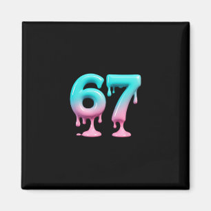 Six Seven 67 Meme For Gen Alpha Kids And Adults 6 Magnet