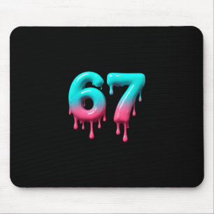 Six Seven 67 Meme For Gen Alpha Kids And Adults 6  Mouse Mat