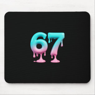 Six Seven 67 Meme For Gen Alpha Kids And Adults 6 Mouse Mat