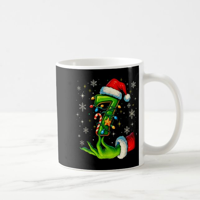 Six Seven 67 Meme Funny Christmas Couple Matching  Coffee Mug (Right)