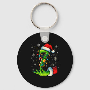 Six Seven 67 Meme Funny Christmas Couple Matching Key Ring