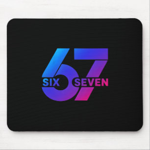 Six Seven 67 Meme Gen Alpha Slang Bysebyll Season Mouse Mat