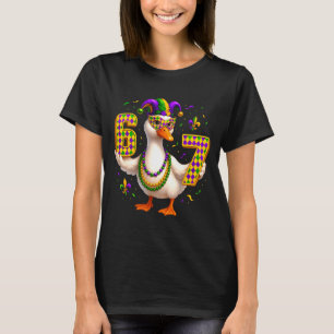 Six Seven 67 Meme Goose With Jester Hat &amp; Bead T-Shirt
