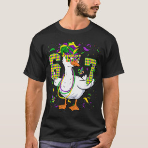 Six Seven 67 Meme Goose With Jester Hat &amp; Bead T-Shirt