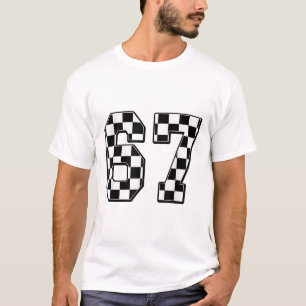 Six Seven 67 Meme Number 67  T-Shirt