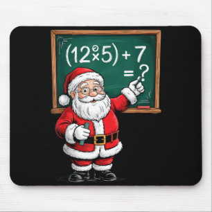 Six Seven 67 Meme Santa Math Teacher Christmas Men Mouse Mat
