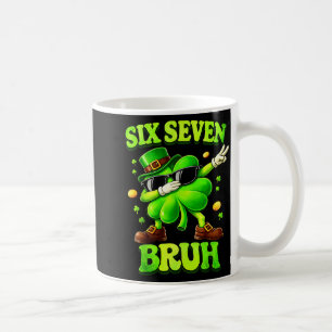Six seven 67 meme st patricks day 6 7 teens boys coffee mug