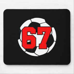 Six Seven 67 Soccer 6 7 Funny Meme 6-7 Gen Alpha S Mouse Mat
