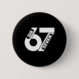 Six Seven 67 Team Sports Funny Meme 67 6 7 Men Wom Cm Round Badge