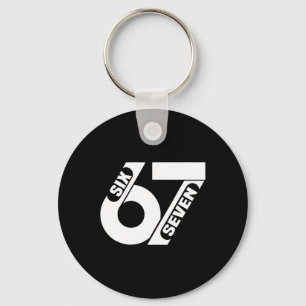 Six Seven 67 Team Sports Funny Meme 67 6 7 Men Wom Key Ring