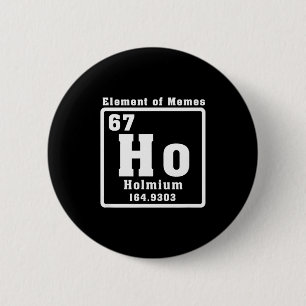 Six Seven 6 7 Funny Number Meme 6 Cm Round Badge