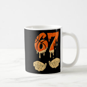 Six Seven 6 7 Gen Alpha Slang Basketball Ice Cream Coffee Mug