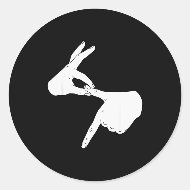 Six Seven 6 7 Hands Se New Handshake Viral Meme Fu Classic Round Sticker (Front)