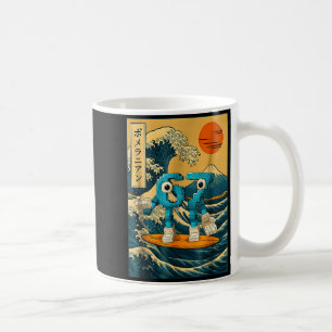 Six Seven 6-7 Japanese Great Wave Off Kanagawa 67  Coffee Mug