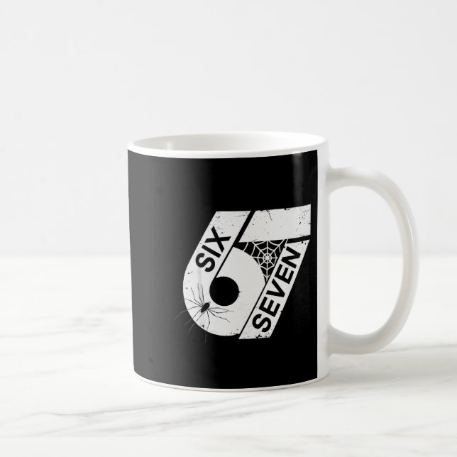 Six Seven 6 7 Meme 6 7 Halloween Costume  Coffee Mug (Right)
