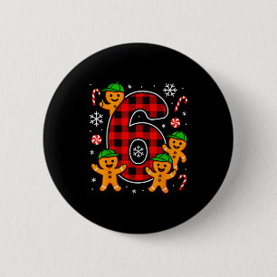 Six Seven 6 7 Meme Christmas Matching Couple Boy G Cm Round Badge