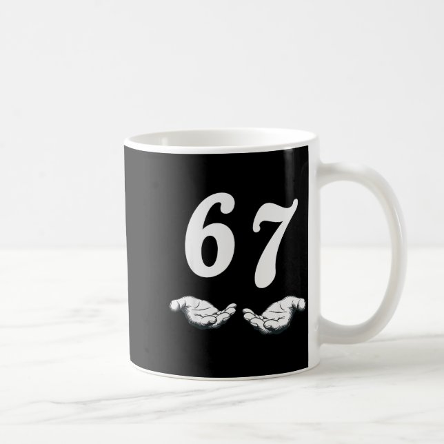 Six Seven 6 7 Meme  Coffee Mug (Right)