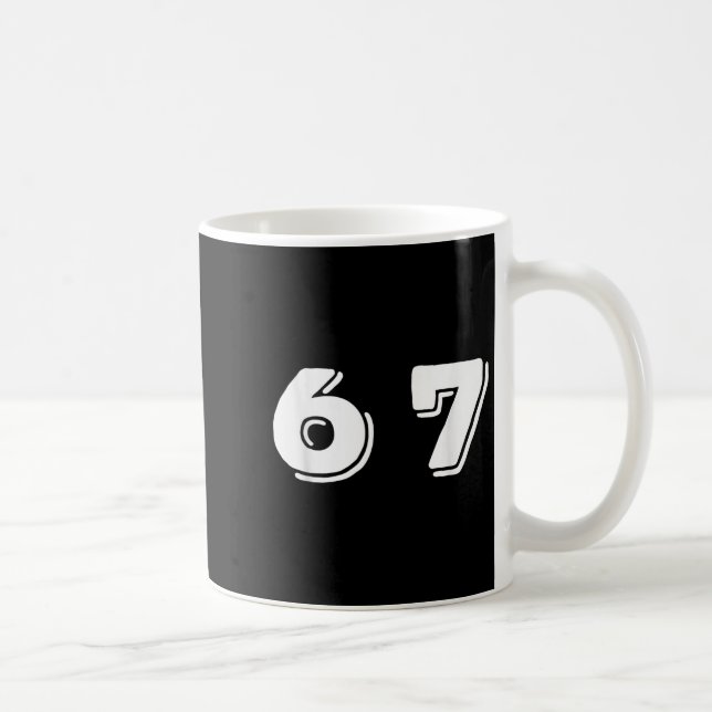 Six Seven 6 7 Meme Design _1  Coffee Mug (Right)