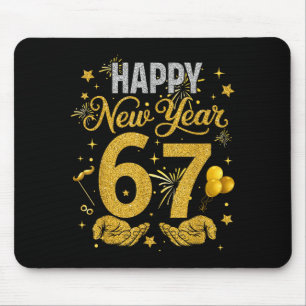 Six Seven 6 7 Meme Funny Happy New Year 67 Men Wom Mouse Mat