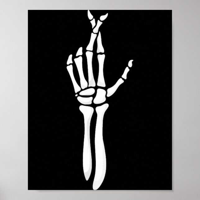 Six Seven 6 7 Meme Funny Skeleton Hands Sign Let's (Front)