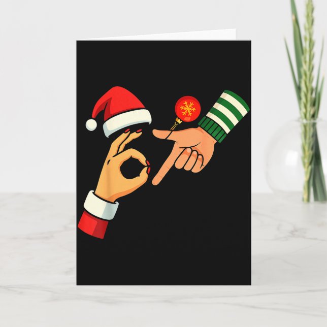 Six Seven 6 7 Meme Gen Alpha Slang 67 Christmas Me Card (Front)