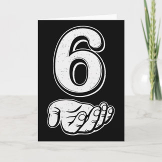 Six Seven 6 7 Meme Gen Alpha Slang 6 7 Hands Coupl Card