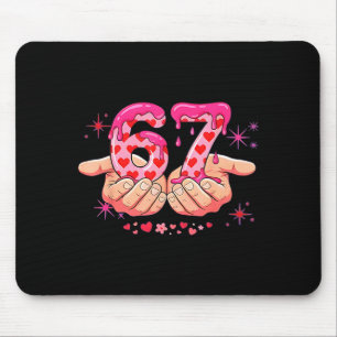 Six Seven 6 7 Meme Heart Drip Valentine’s Day Boy Mouse Mat