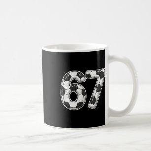 Six Seven 6 7 Meme Humour Funny Footll Fan Men Wom Coffee Mug
