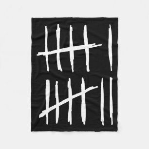 Six Seven 6 7 Tally Marks 67 Meme 6-7 Numbers Funn Fleece Blanket