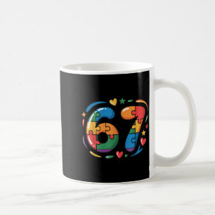 Six Seven Autism Awareness 67 Coffee Mug