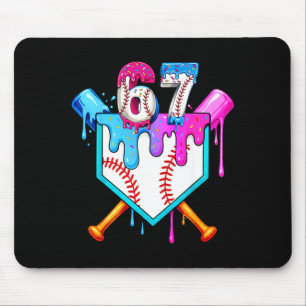 Six Seven Baseball Respect The Drip Boys Baseball Mouse Mat