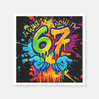 Six Seven Birthday Napkins