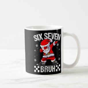 Six Seven Bruh 6-7 Meme Xmas Matching Pjs Christma Coffee Mug