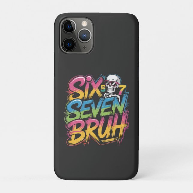 six seven bruh Case-Mate iPhone case (Back)