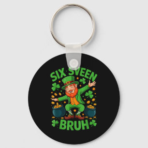Six Seven Bruh Shirt 67 Funny Shirt Saint Patricks Key Ring