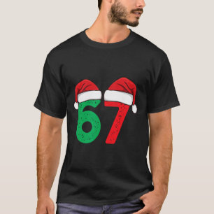 Six Seven Christmas 6 7 Meme Funny Christmas  T-Shirt