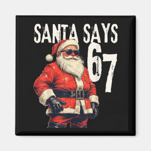 Six Seven Christmas Meme 67 Funny Magnet