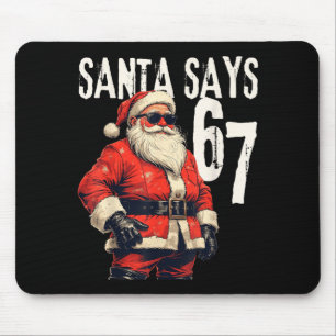 Six Seven Christmas Meme 67 Funny  Mouse Mat