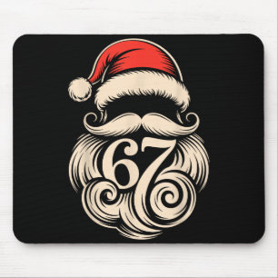 Six Seven Christmas Santa Meme 6 7 Holiday Humor D Mouse Mat