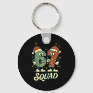 Six seven christmas squad 67 meme funny men women key ring