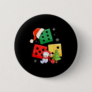 Six Seven Christmas Three Dice Santa Hat 67 Meme 6 Cm Round Badge