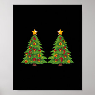 Six Seven Christmas Tree 6 7 Trend Holiday Xmas Poster