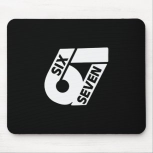 Six Seven Cool Meme 67 Funny Number Mouse Mat