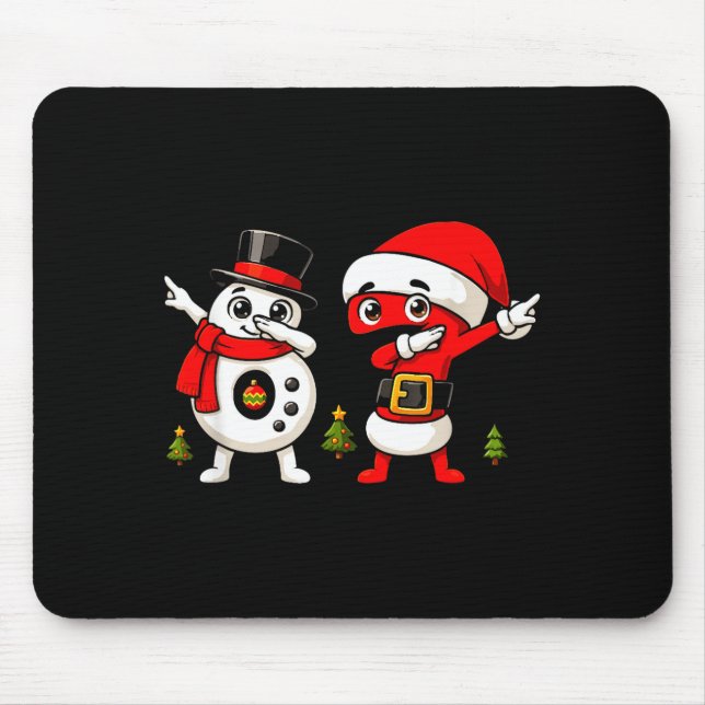 Six Seven Dabbing Cool Meme 67 Funny Dab Number  Mouse Mat (Front)