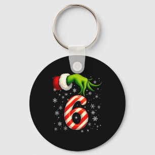 Six Seven Funny Christmas Couple Matching Meme Key Ring