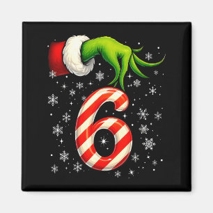 Six Seven Funny Christmas Couple Matching Meme  Magnet