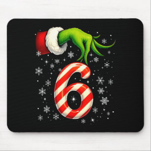 Six Seven Funny Christmas Couple Matching Meme Mouse Mat