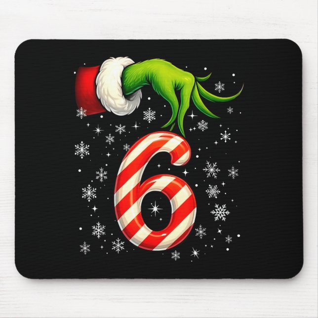 Six Seven Funny Christmas Couple Matching Meme  Mouse Mat (Front)